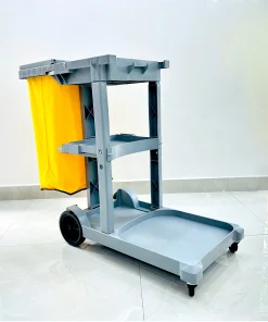 Xe làm phòng, xe đẩy vệ sinh 3 tầng HiClean HC 170A