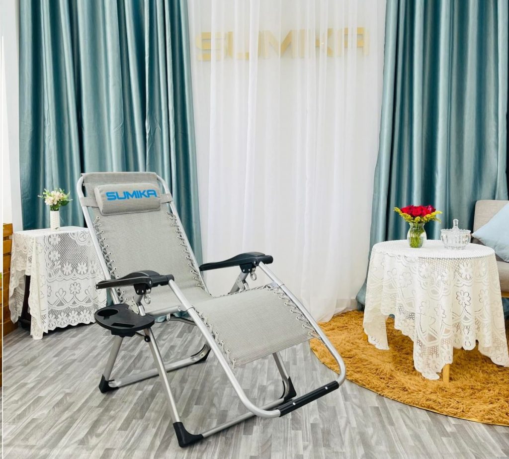 Ghế xếp thư giãn Sumika 179 (màu xám)