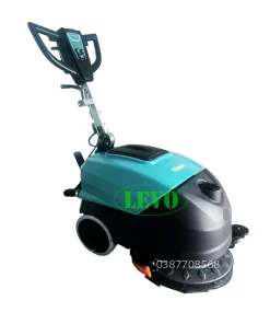 Máy chà sàn liên hợp đẩy tay mini dùng bình ắc quy AT46B