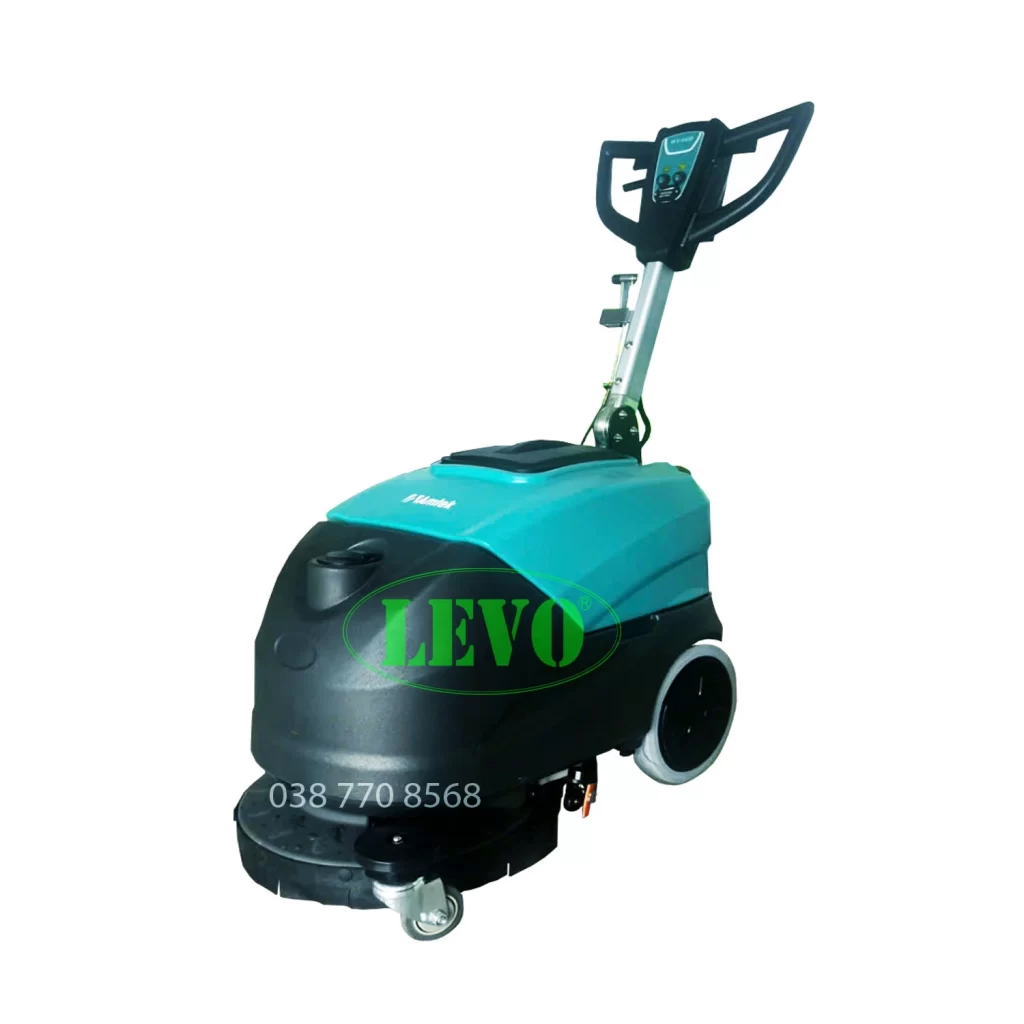 Máy chà sàn liên hợp đẩy tay mini AT46C dùng điện